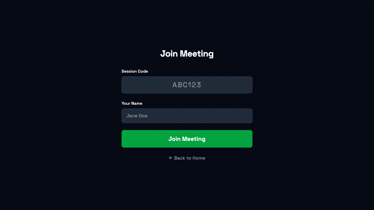 Join Meeting